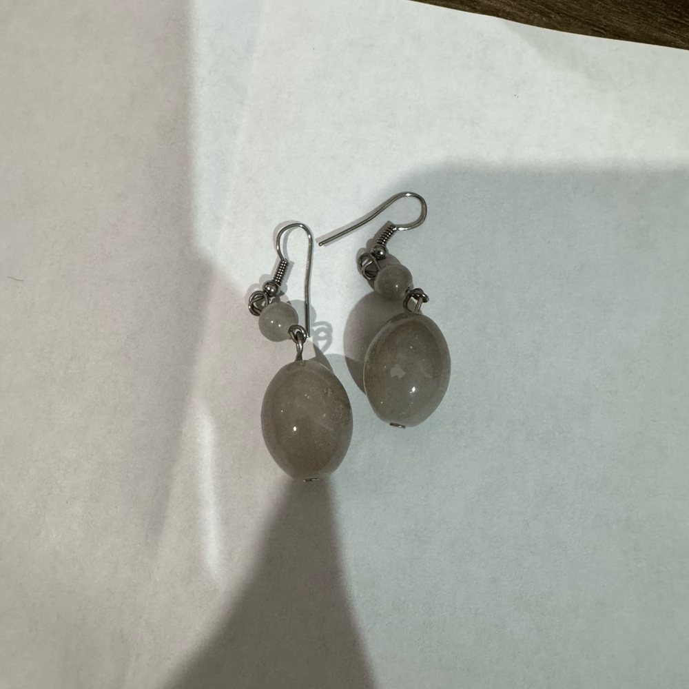 Elegant Silver Drop Earrings